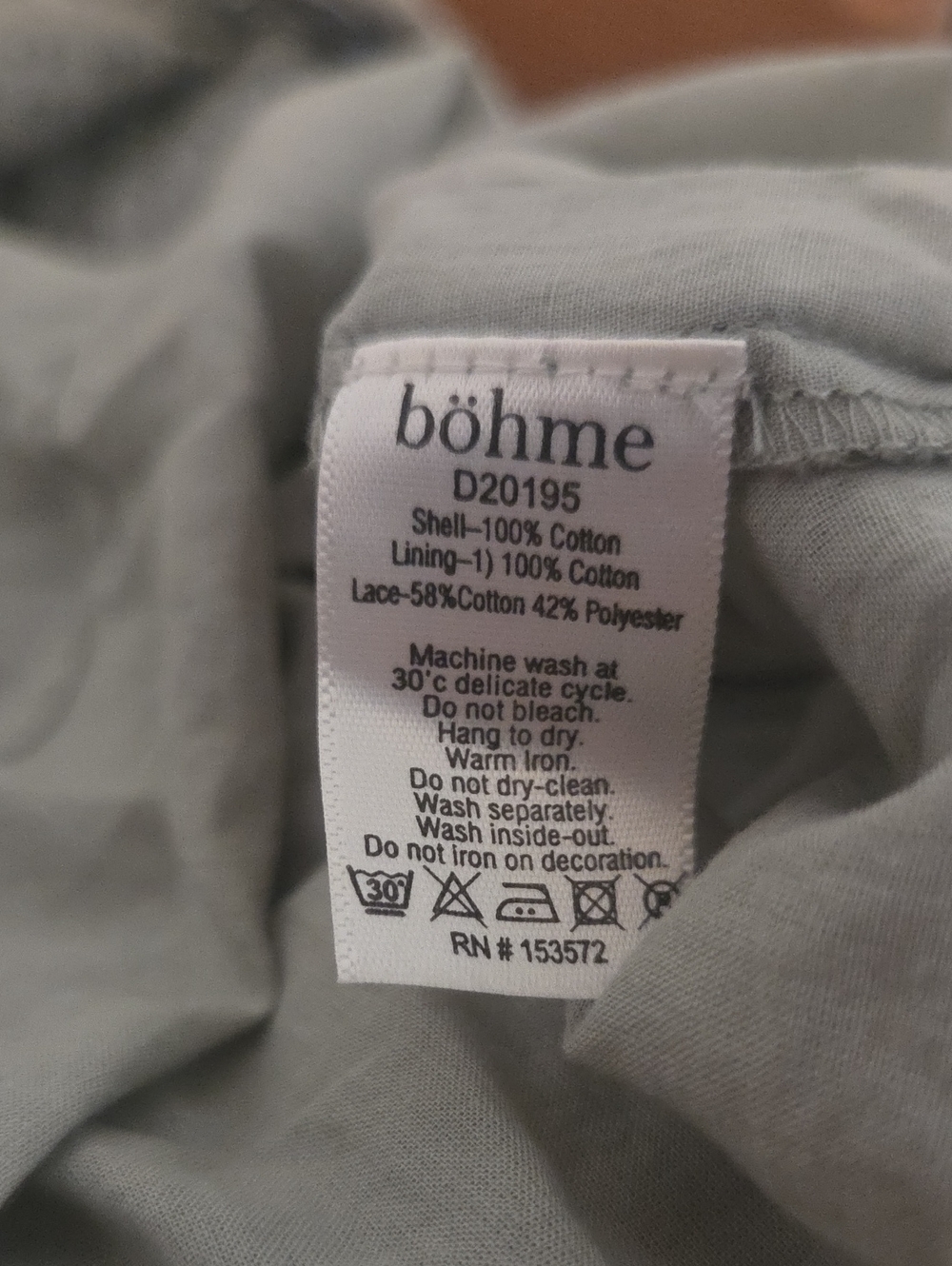 Bohme Spanish Embroidered Lace Dress Short Sleeve Crochet Hem Tiered Boho S - Picture 5 of 5
